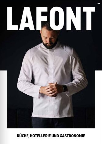 LAFONT Katalog Küche, Hotellerie und Gastronomie, Titelseite