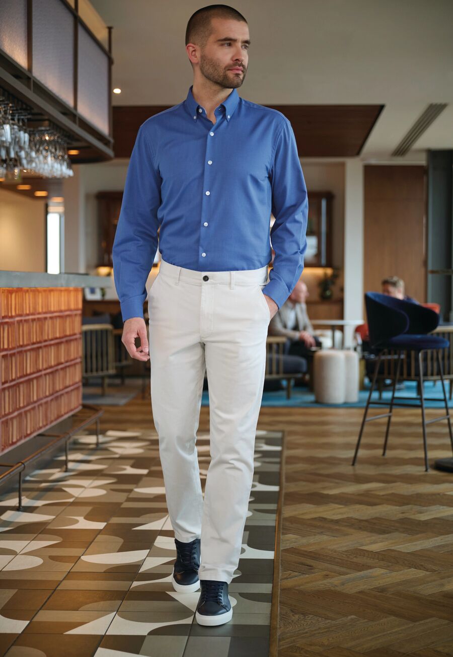 Herren Comfort Stretch-Chino LEO Slim Fit