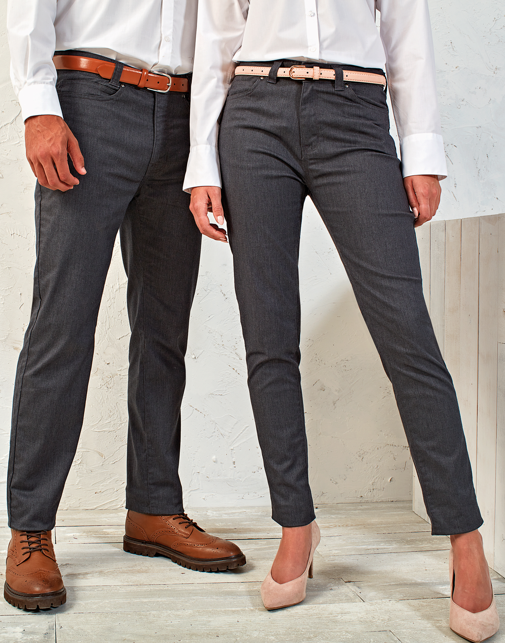 Damen Chino-Jeans Performance Slim Fit