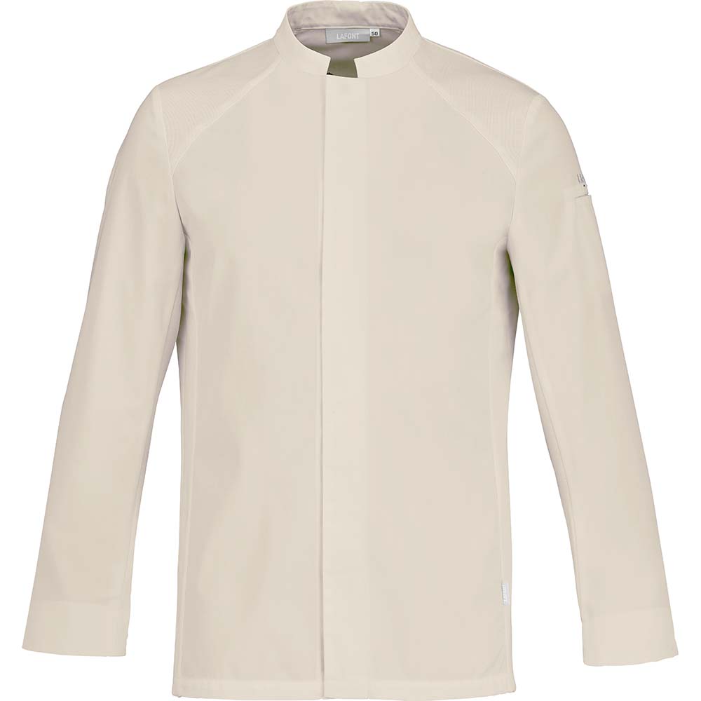 Essentials Herren Kochjacke BASIL2 Beige Gr. XS