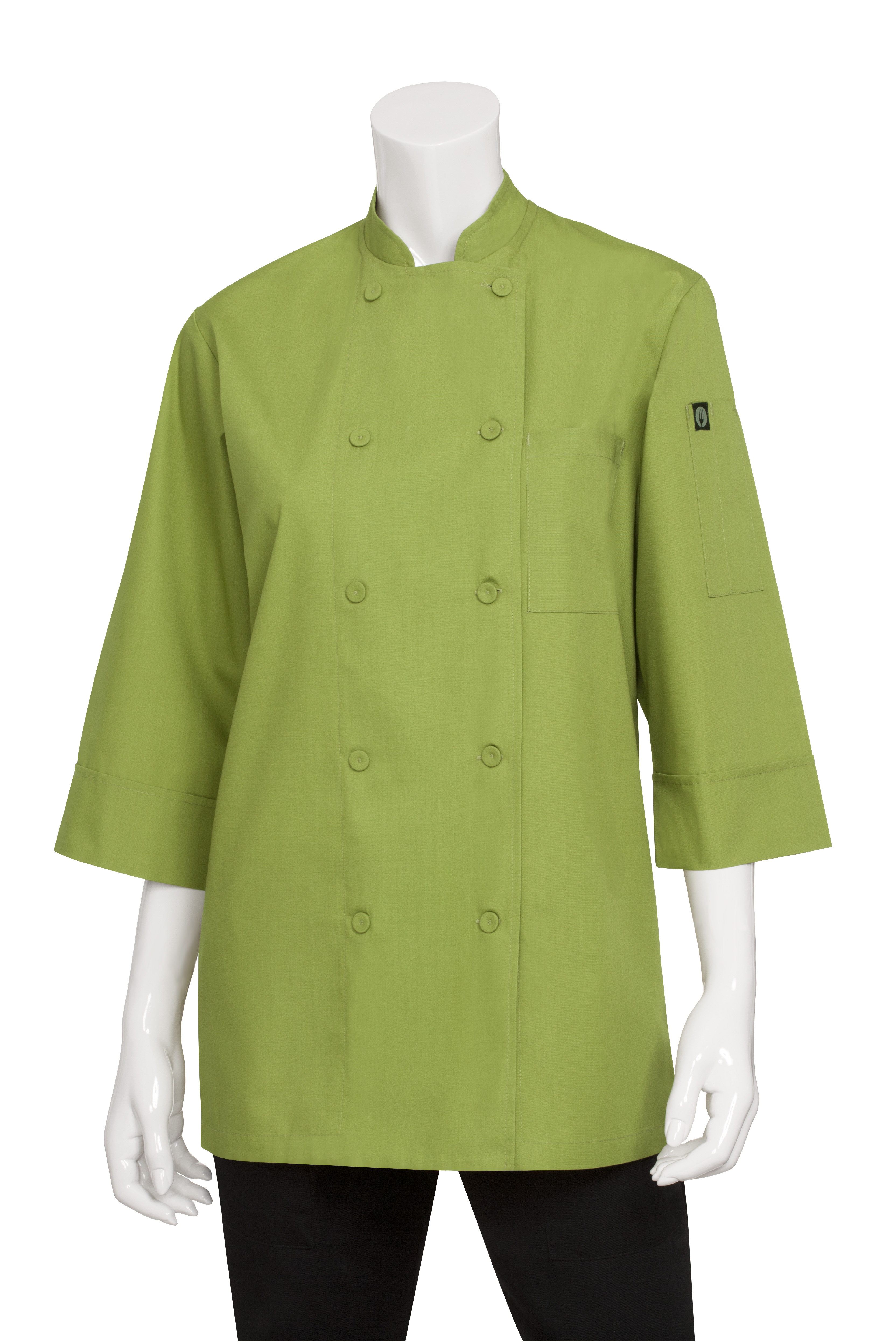 jlcl_lim_lime_basic_threequarter_sleeve_chef_coat_front_s56fcf423993f5