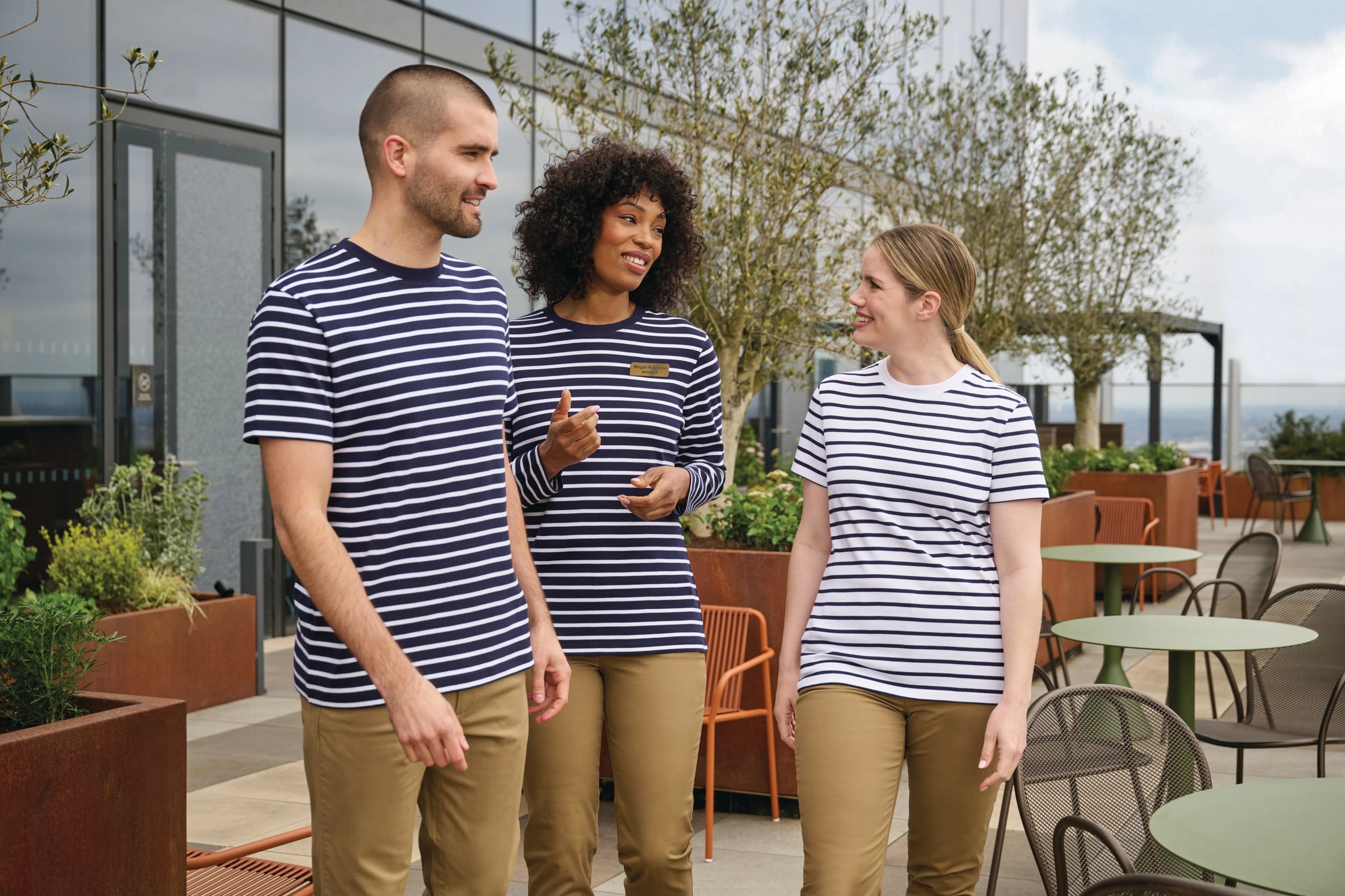 Damen Breton Comfort-Stretch-Shirt LUCY langarm