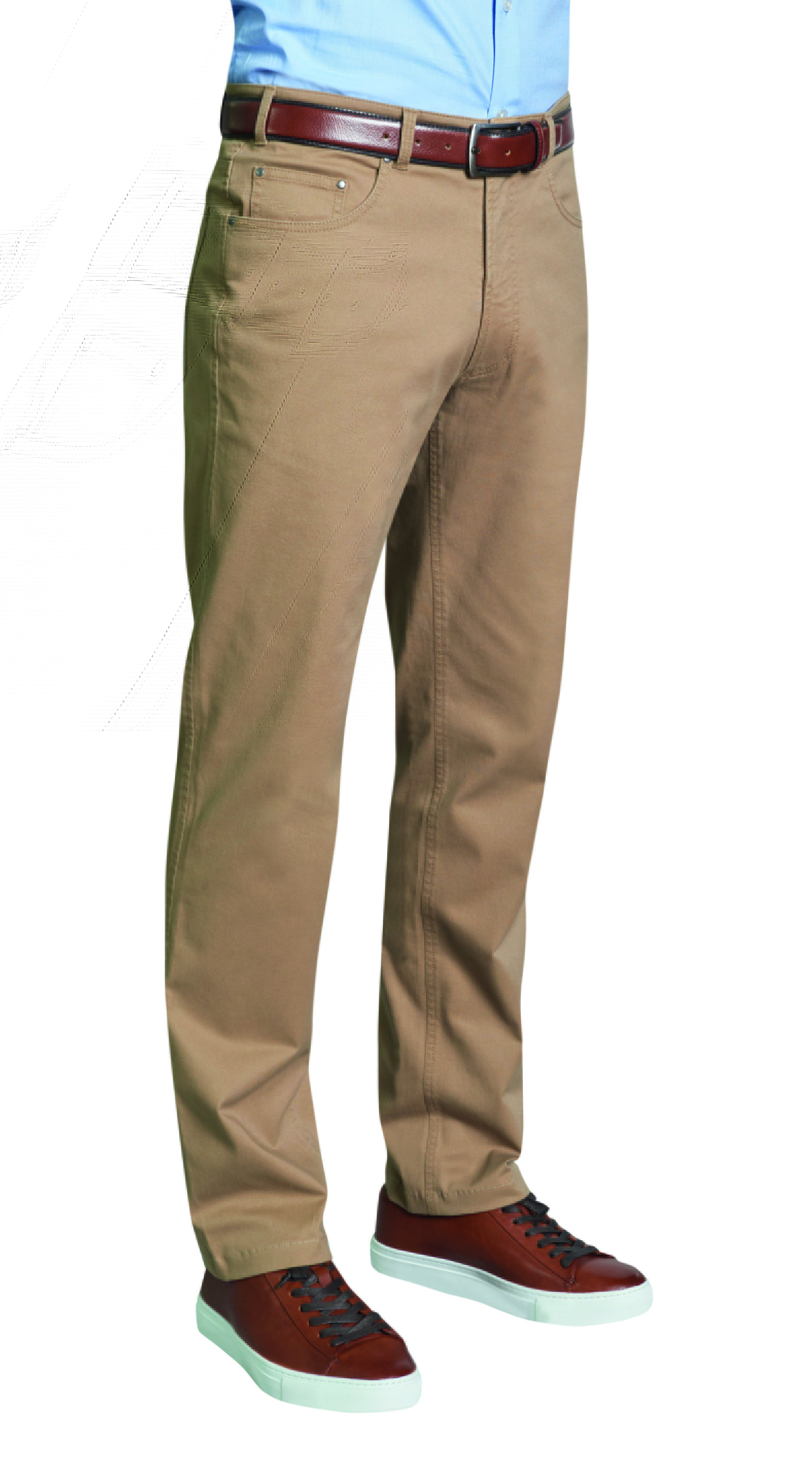Herren Five Pocket Chino BRUNSWICK Beige